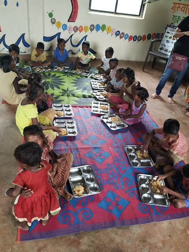 Children receiving meals