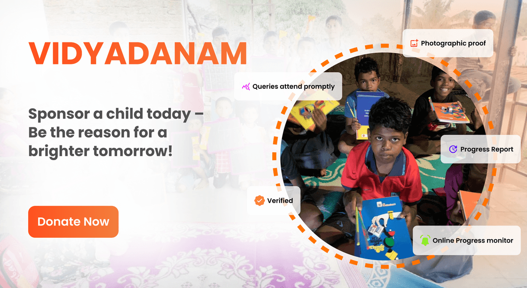 Banner for Vidyadanam - Empowering Futures Through Education